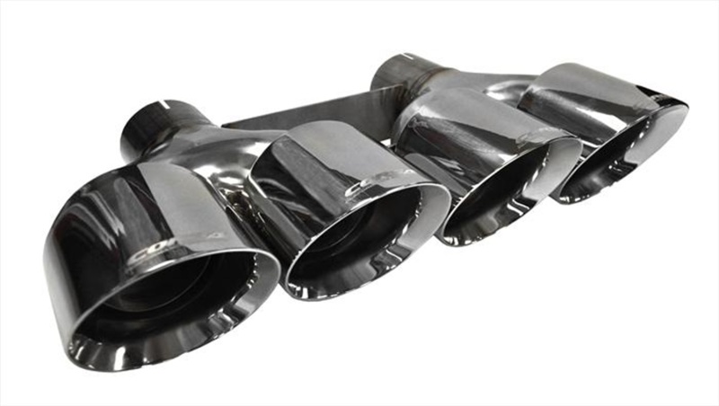 Chevrolet Corvette C7 Z06 Performance Exhaust - CORSA Performance - Quad 4.5in. Polished Pro-Series Tip Kit - `14-`16